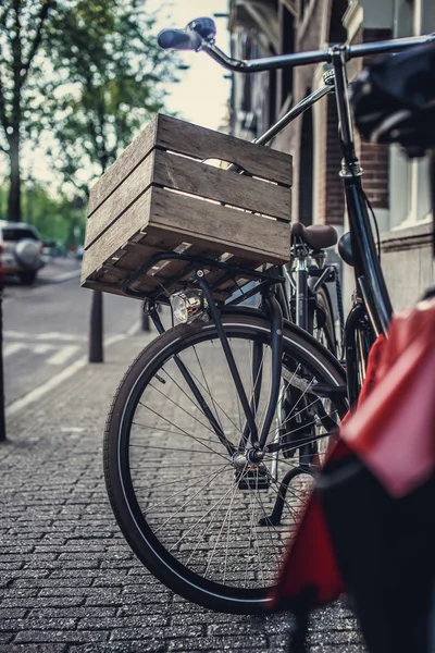 Bicycle on the street. — Stock Photo, Image