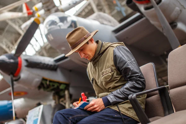 Exposición Hombre en Aviones . — Foto de Stock