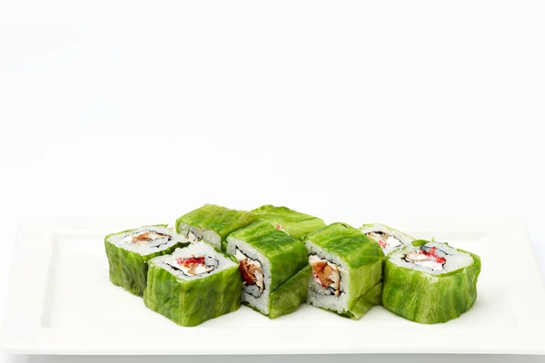 Muitas peças de sushi i — Fotografia de Stock