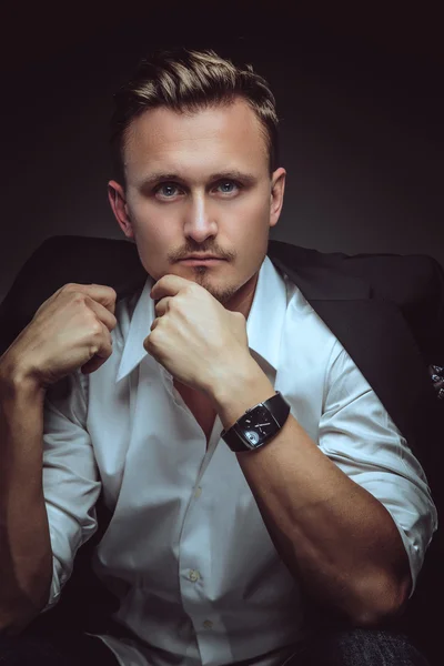 Business man in a suit. — Stock Photo, Image