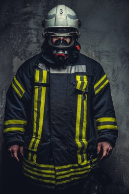 Kurtarma itfaiyeci adam