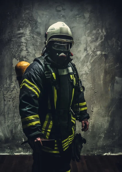 Rescue firefighter man — Stock Photo, Image