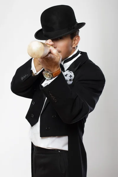 Hombre elegante en un traje . —  Fotos de Stock