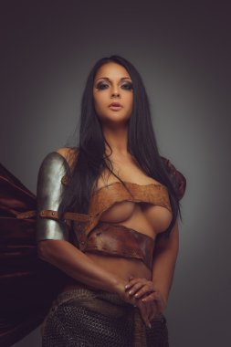 Roma'lı kadın portresi.