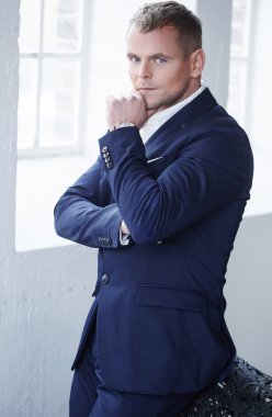 Başarılı businessmann portresi