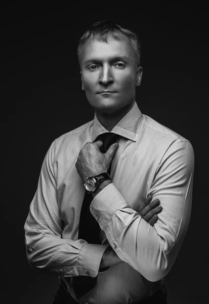 Retrato de un hombre con camisa . — Foto de Stock