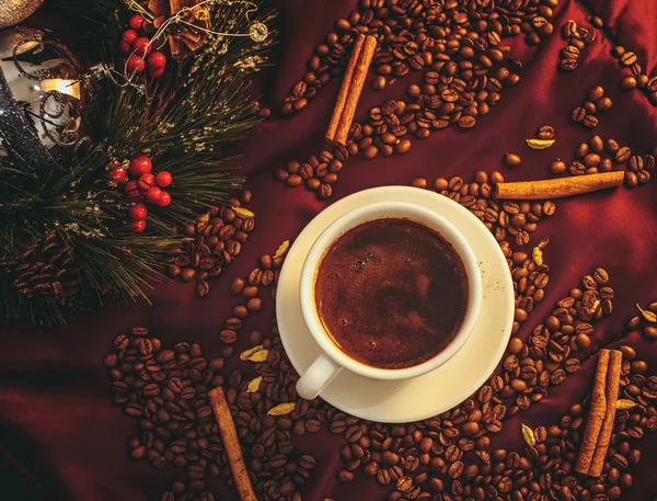 Geröstete aromatische Kaffeebohnen. — Stockfoto