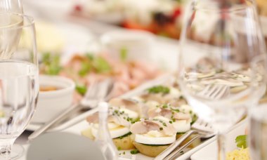 Farklı yemekler ve aperatifler