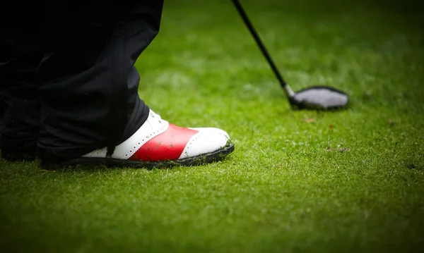 Golf spelares ben — Stockfoto