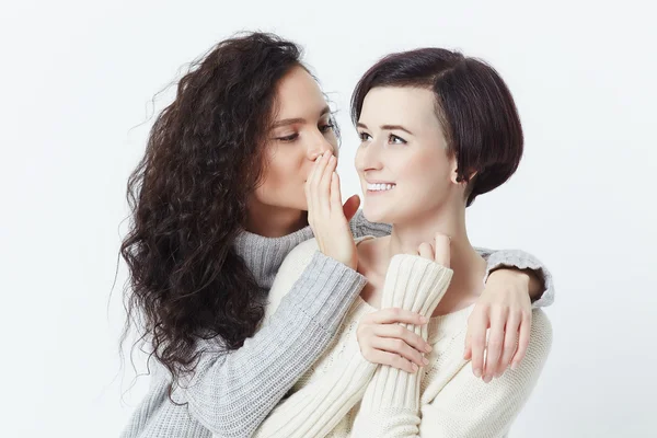 Two brunette women — Stock Photo, Image