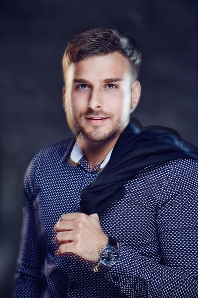 Portret van casual man — Stockfoto