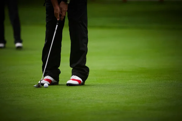 Golfspeler van benen — Stockfoto