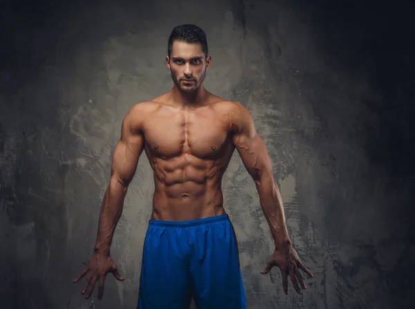 Shirtless muscular man — Stock Photo, Image