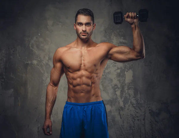 Shirtless muscular man — Stock Photo, Image