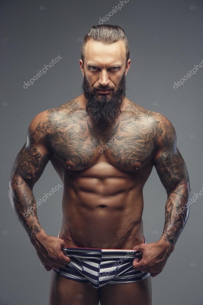 naked man tattoo Naked man tattoo