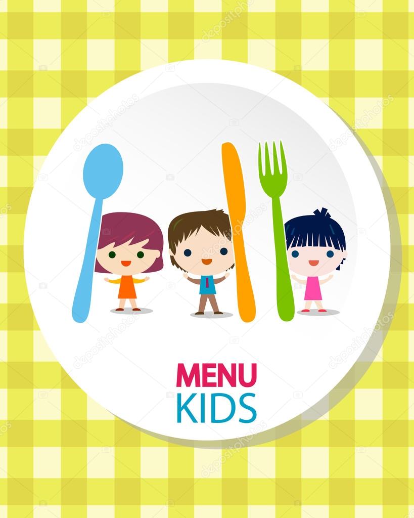 kids menu background