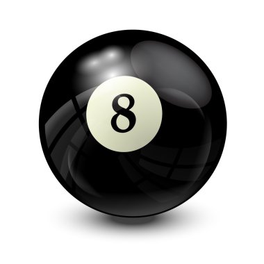 bilardo topu 8