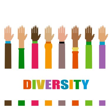 çeşitlilik ellerini kaldırdı