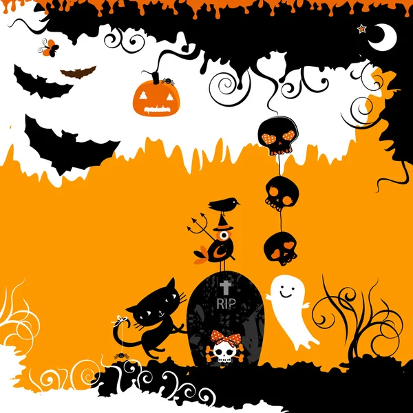 Halloween thema ontwerp — Stockvector