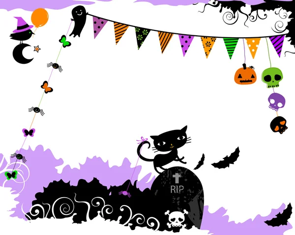 Diseño de fiesta de Halloween — Archivo Imágenes Vectoriales