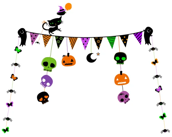 Conception de fête d'Halloween — Image vectorielle