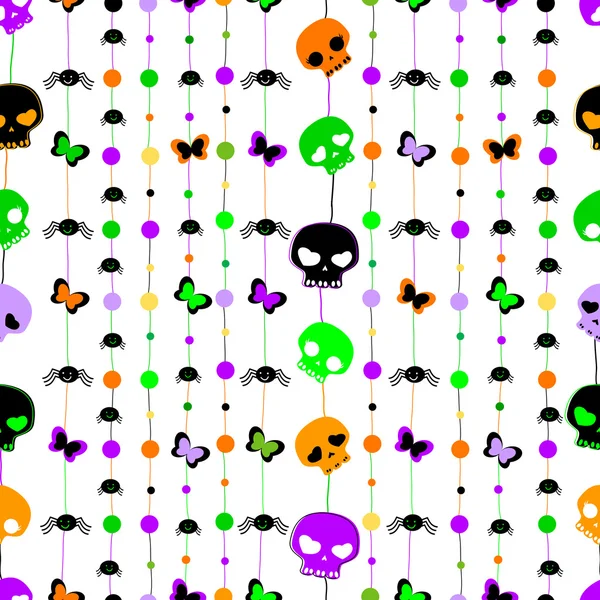 Halloween seamless pattern — Stock Vector