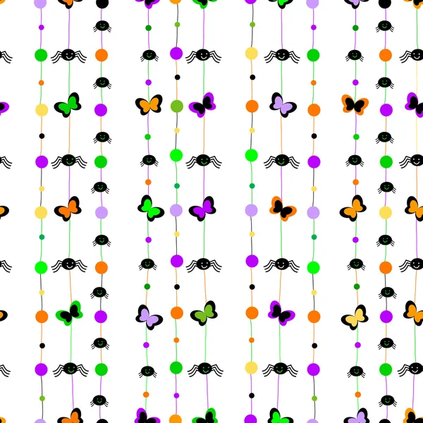Halloween padrão sem costura — Vetor de Stock