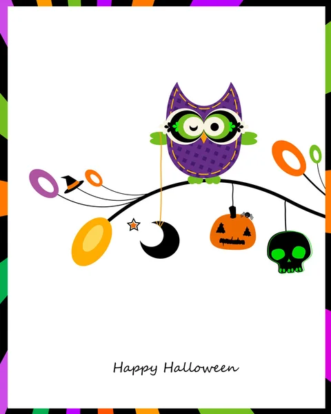 Halloween kaart — Stockvector