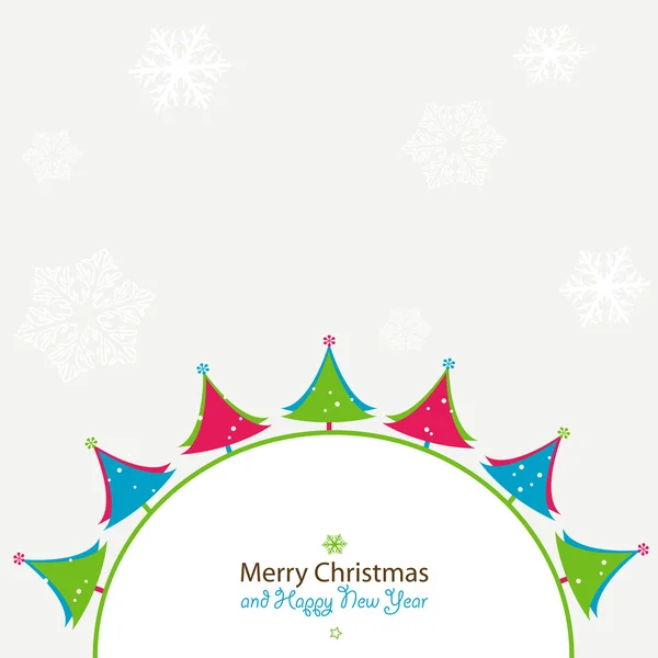 Christmas and new year card — Stock Vector