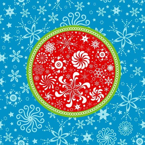 Winter Pattern — Stock Vector