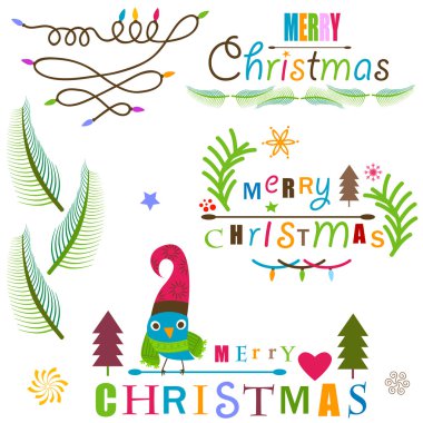 Noel tasarım öğeleri ayarlama