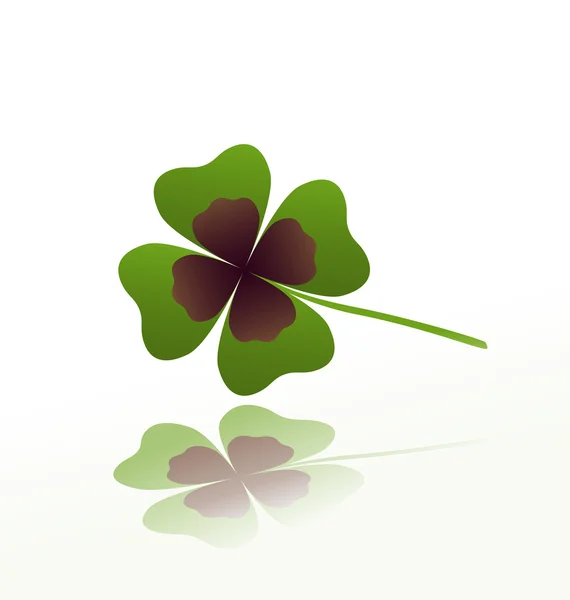 Shamrock-Blatt — Stockvektor