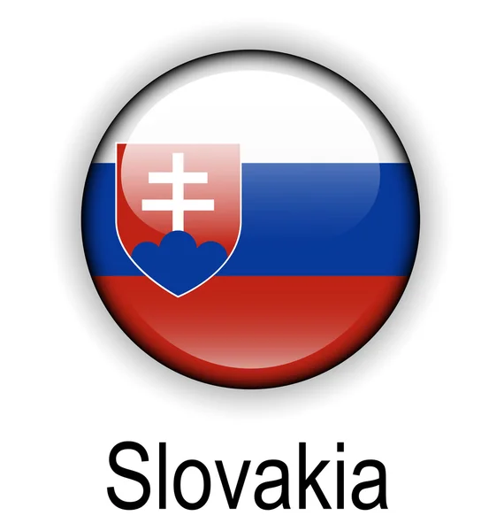 Vlajka státu Slovensko — Stockový vektor