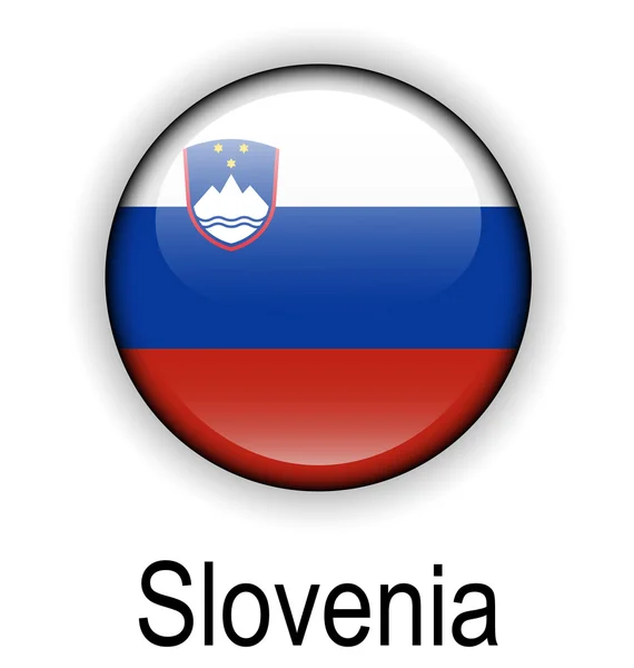 Bandeira do estado de slovenia — Vetor de Stock