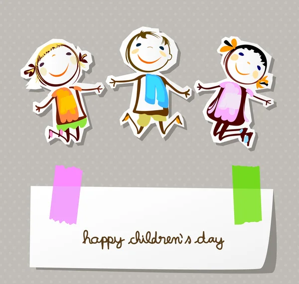 Glad barnens dag — Stock vektor