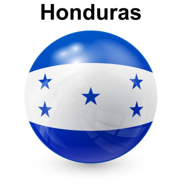 Honduras topu bayrak