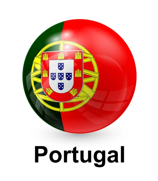 Bandeira do estado de portugal —  Vetores de Stock