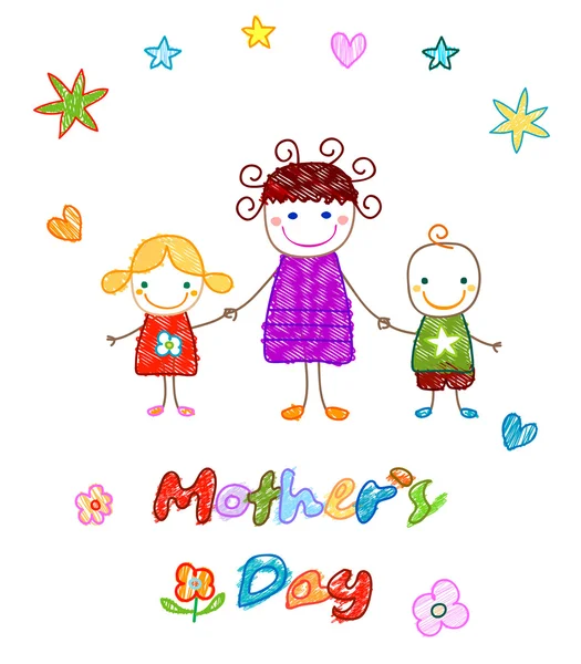 Happy mothers day — Stock Vector