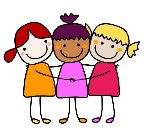 Best friends girls Vector Art Stock Images | Depositphotos Best friends girls Vector Art Stock Images | Depositphotos