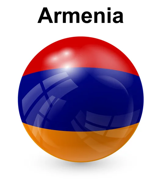 Arménie oficiální státní vlajka — Stockový vektor