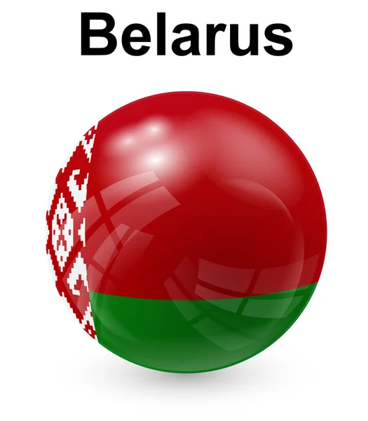 Drapeau officiel de l'État belarus — Image vectorielle
