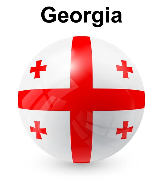 Georgien offizielle Staatsflagge — Stockvektor
