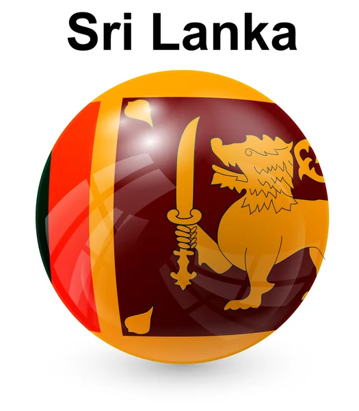 Sri lanka statliga representanten sjunker — Stock vektor