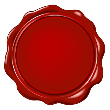 vektör mum mühür