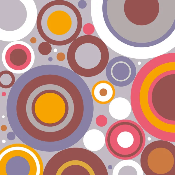 Retro circles — Stock Vector