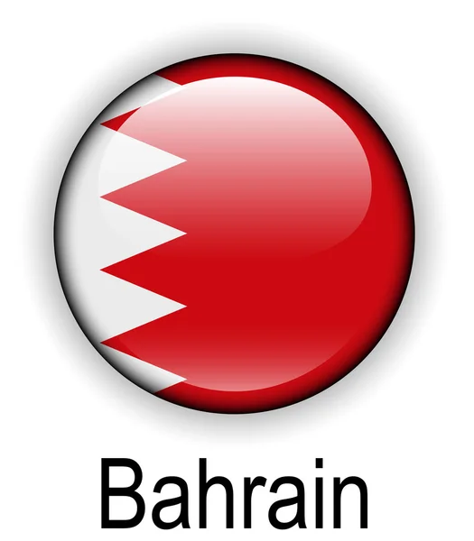 Officiële vlag van Bahrein (Bahrain) — Stockvector
