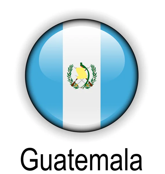 Flaga Gwatemali piłka — Wektor stockowy