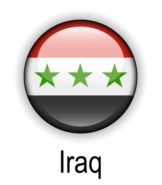 Officiële vlag van Irak — Stockvector