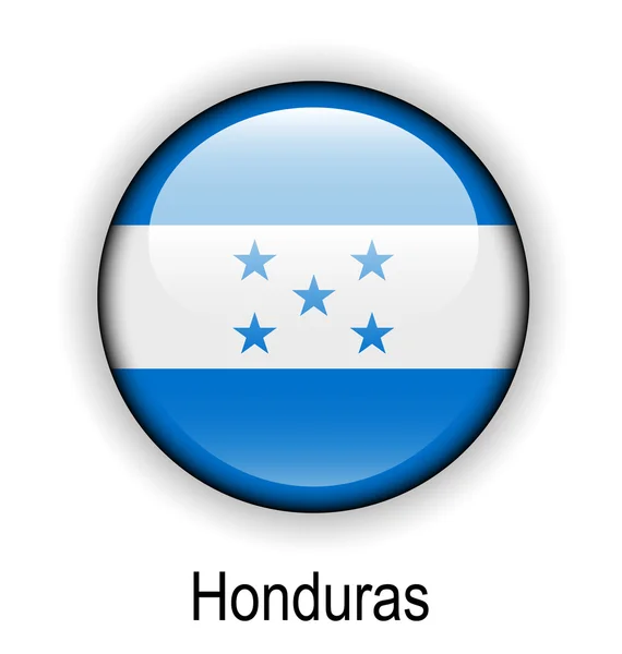 Honduras topu bayrak — Stok Vektör