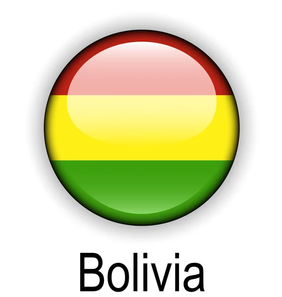 Bolivianische Ballfahne — Stockvektor